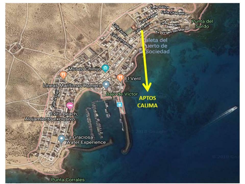 Calimas Daire Caleta de Sebo Dış mekan fotoğraf